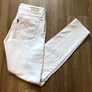 Levi Modern Rise Skinny White Jeans